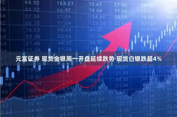 元富证券 现货金银周一开盘延续跌势 现货白银跌超4%