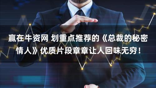 赢在牛资网 划重点推荐的《总裁的秘密情人》优质片段章章让人回味无穷！