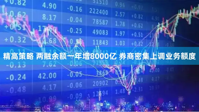 精高策略 两融余额一年增8000亿 券商密集上调业务额度