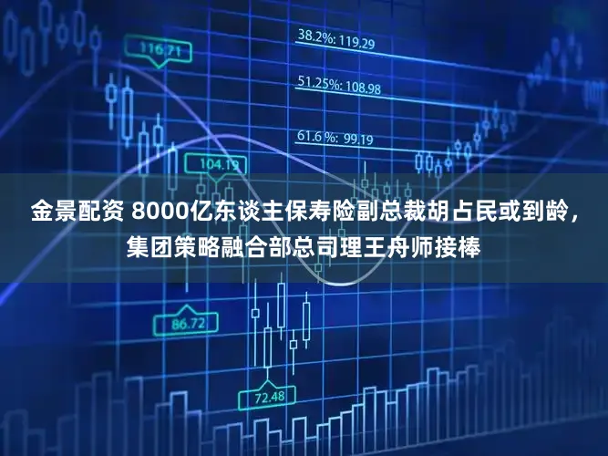 金景配资 8000亿东谈主保寿险副总裁胡占民或到龄，集团策略融合部总司理王舟师接棒