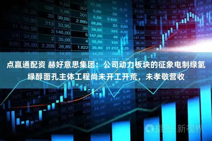 点赢通配资 赫好意思集团:公司动力板块的征象电制绿氢绿醇面孔主体工程尚未开工开荒,未孝敬营收