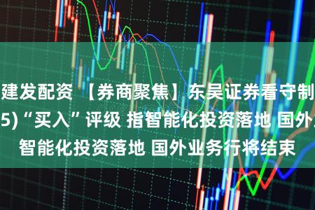 建发配资 【券商聚焦】东吴证券看守制思汽车(02015)“买入”评级 指智能化投资落地 国外业务行将结束