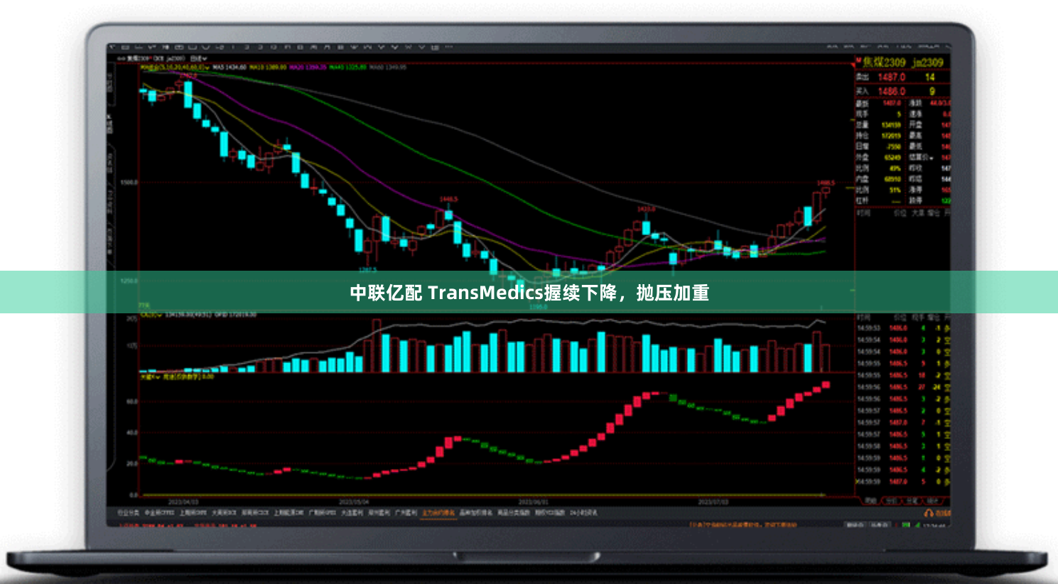 中联亿配 TransMedics握续下降，抛压加重