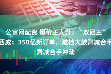 公富网配资 量价王人升！“双冠王”德赛西威：350亿新订单，难挡大鼓舞减合手冲动