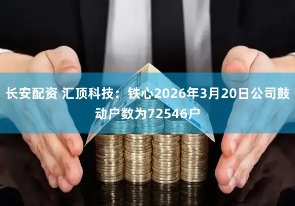 长安配资 汇顶科技：铁心2026年3月20日公司鼓动户数为72546户