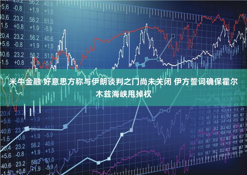 米牛金融 好意思方称与伊朗谈判之门尚未关闭 伊方誓词确保霍尔木兹海峡甩掉权
